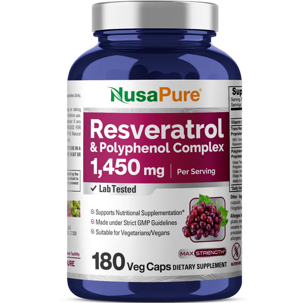 Resveratrol & Polyphenol Complex 1450mg