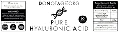 Pure Hyaluronic Acid