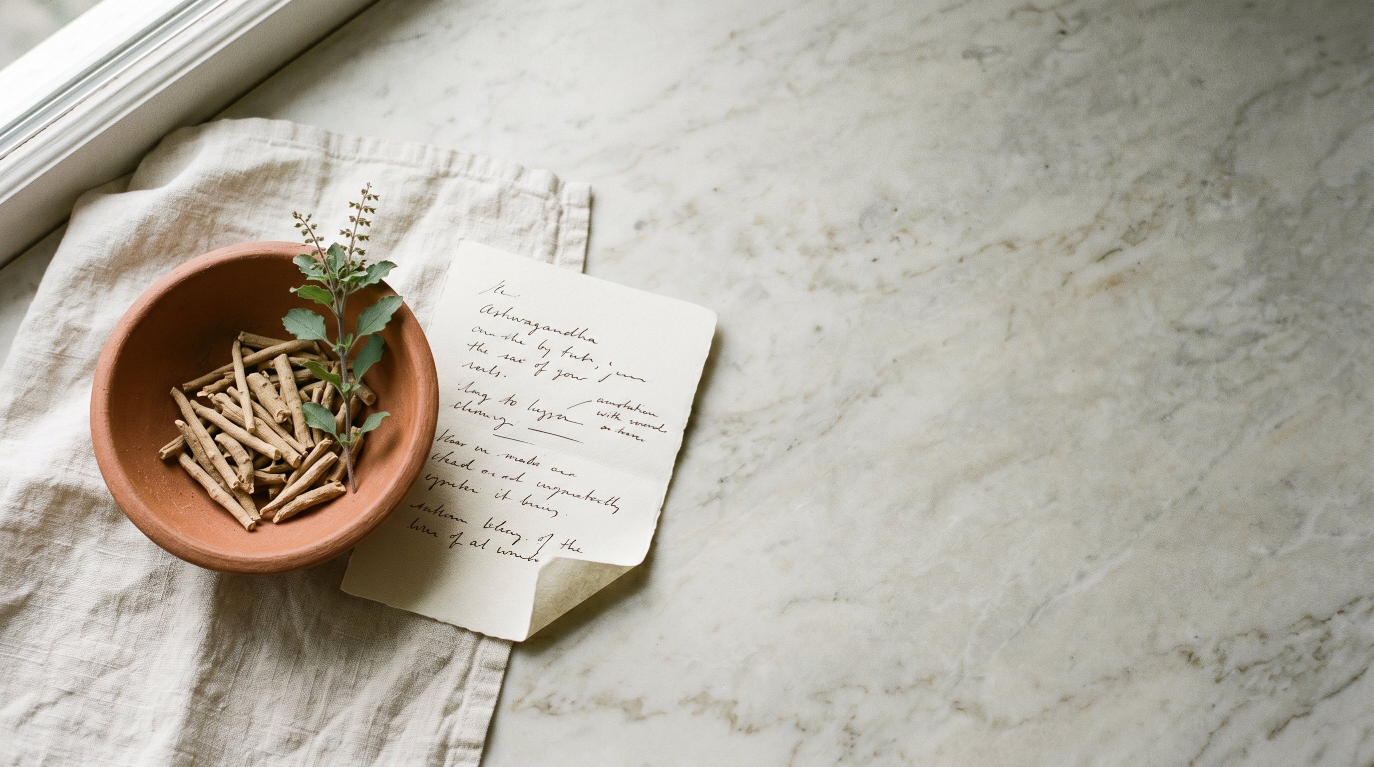 Editorial still life — apothecary workspace